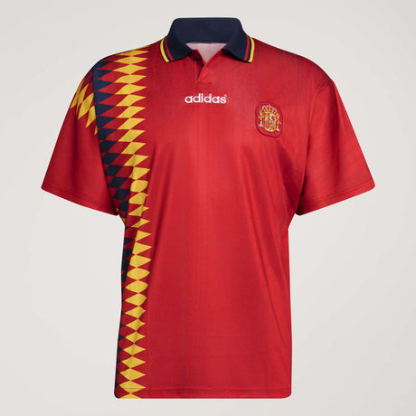 adidas Spain Home 1994 Men's Soccer Jersey - Red - Best Buy Soccer