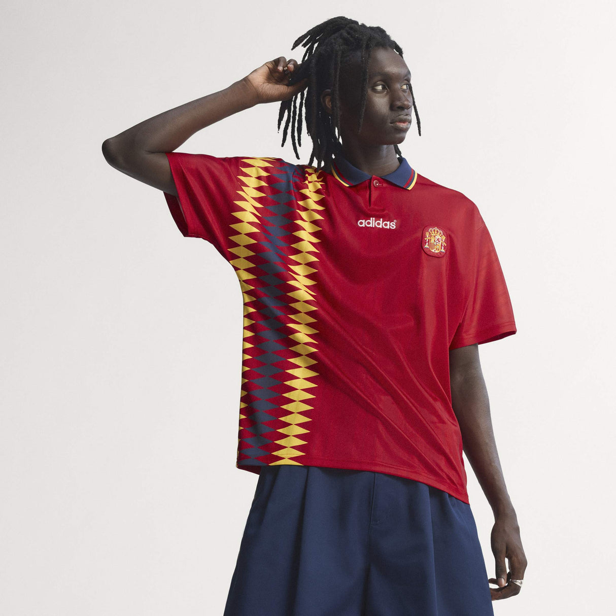 adidas Spain Home 1994 Men's Soccer Jersey - Red - Best Buy Soccer