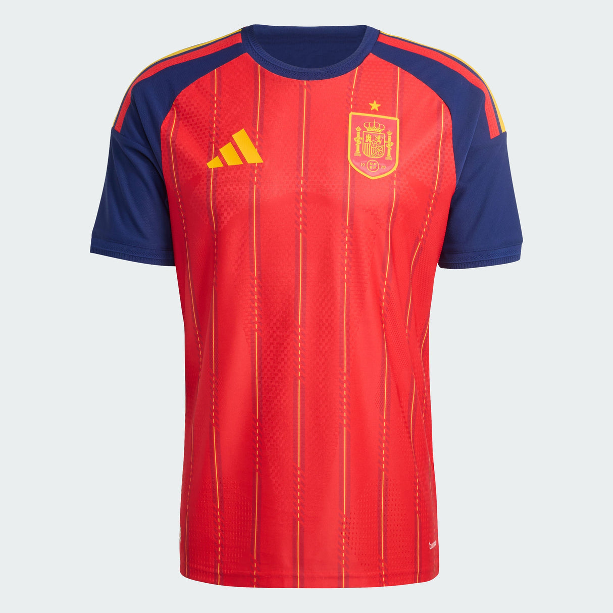 adidas Spain Home Authentic Men's Soccer Jersey 26 - Red - Best Buy Soccer