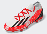 adidas Speedportal Messi 3 FG Firm Ground Soccer Cleats White/Black/Red - Best Buy Soccer