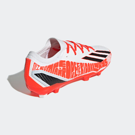 adidas Speedportal Messi 3 FG Firm Ground Soccer Cleats White/Black/Red - Best Buy Soccer