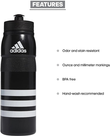 adidas Stadium 750 Plastic Bottle Black - Best Buy Soccer