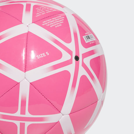 adidas Starlancer Club Soccer Ball - Solar Pink/White - Best Buy Soccer
