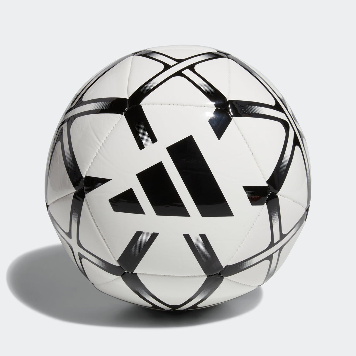 adidas Starlancer Club Soccer Ball - White/Black - Best Buy Soccer