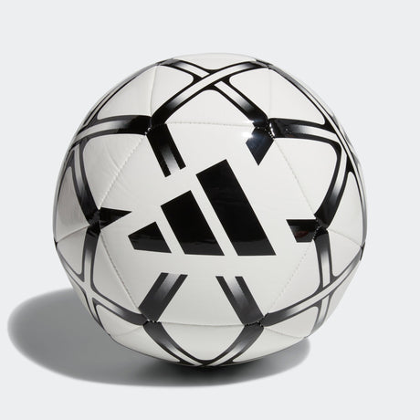 adidas Starlancer Club Soccer Ball - White/Black - Best Buy Soccer