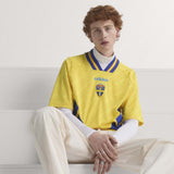 adidas Sweden Home 1994 Men's Soccer Jersey - Yellow - Best Buy Soccer