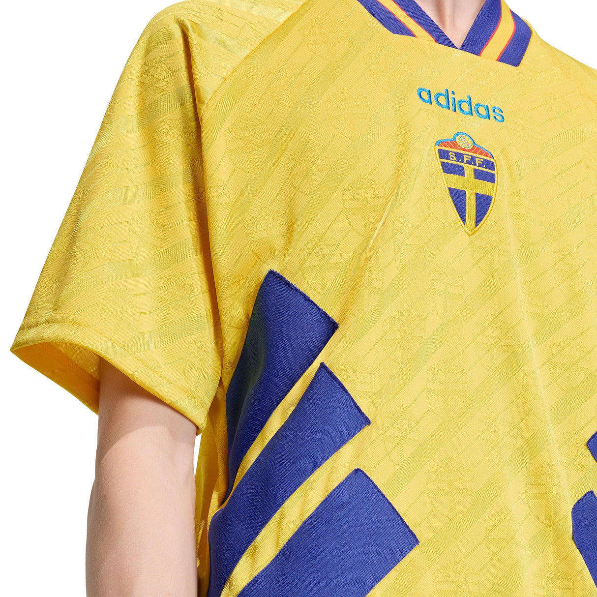 adidas Sweden Home 1994 Men's Soccer Jersey - Yellow - Best Buy Soccer