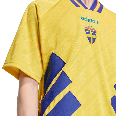 adidas Sweden Home 1994 Men's Soccer Jersey - Yellow - Best Buy Soccer