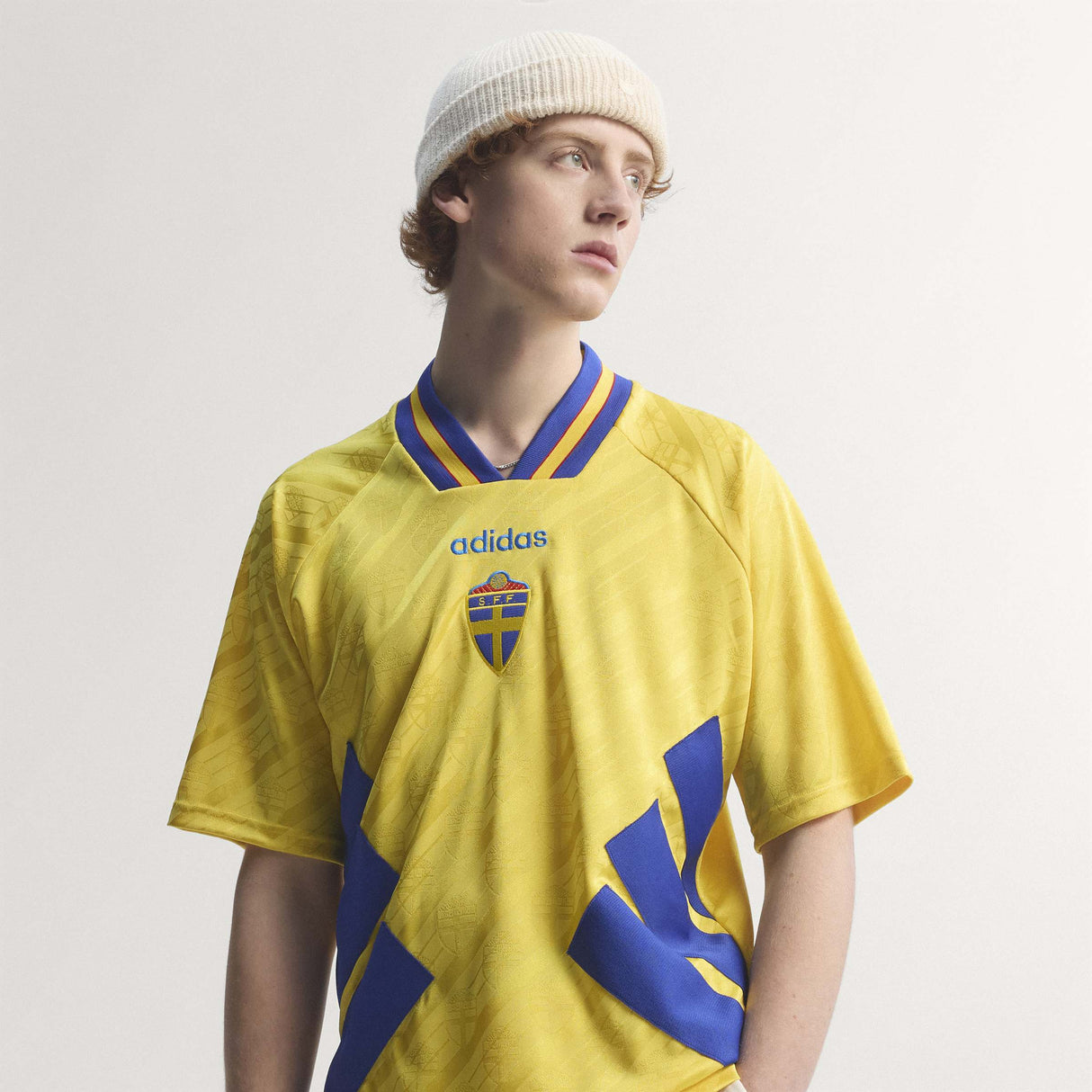 adidas Sweden Home 1994 Men's Soccer Jersey - Yellow - Best Buy Soccer