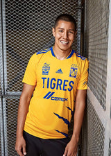 adidas Tigres Home Jersey 21 - Gold/Blue - Best Buy Soccer