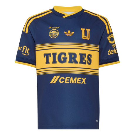 adidas Tigres UANL Away Youth Soccer Jersey 26/27 - Blue - Best Buy Soccer