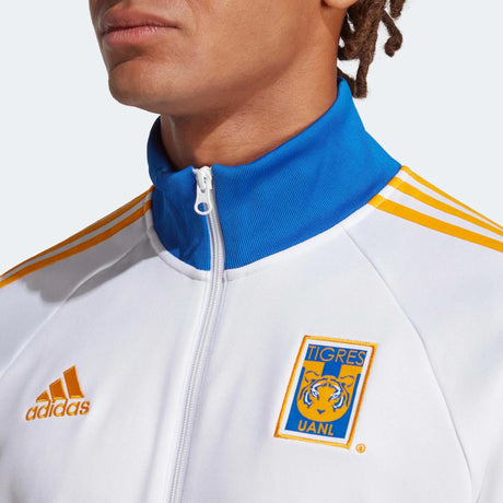 adidas Tigres UANL DNA Track Top - White/Blue/Gold - Best Buy Soccer