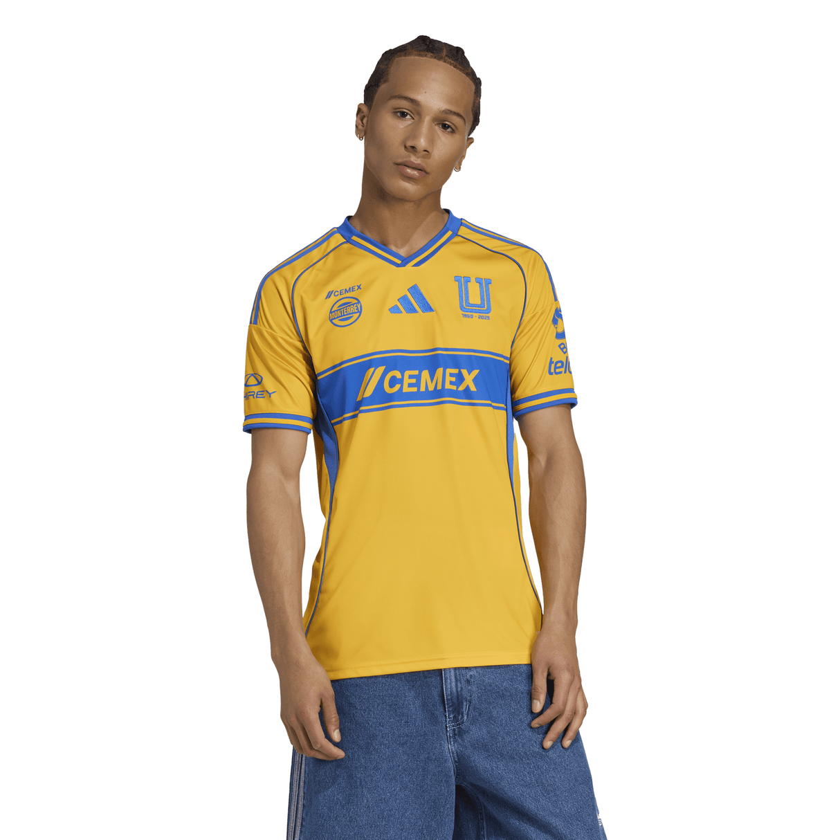 adidas Tigres UANL Home Men's Soccer Jersey 25/26 - Gold/Blue - Best Buy Soccer