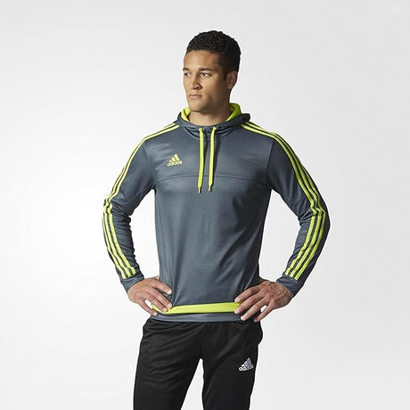 adidas Tiro 15 Hoody - Dark Grey/Yellow - Best Buy Soccer