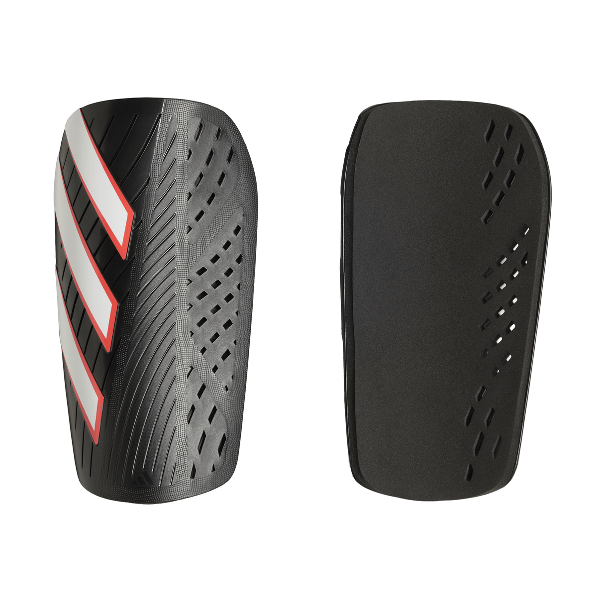 adidas Tiro Club Soccer Shin Guards - Black/White/Red - Best Buy Soccer