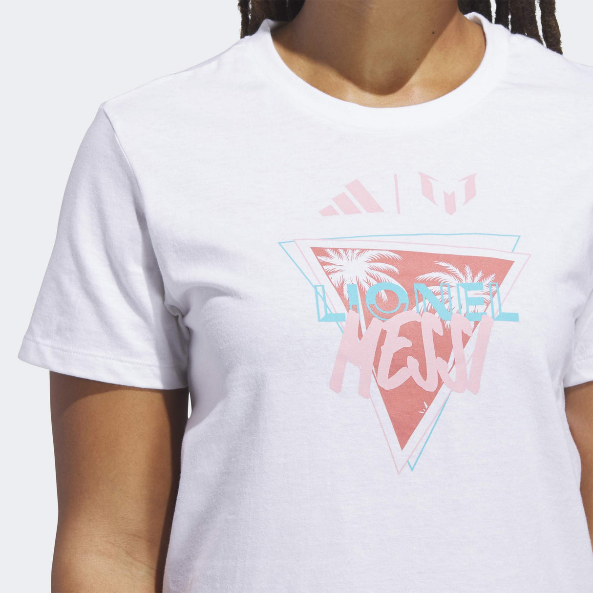 adidas Triangle Palms Women's T-Shirt - White - Best Buy Soccer