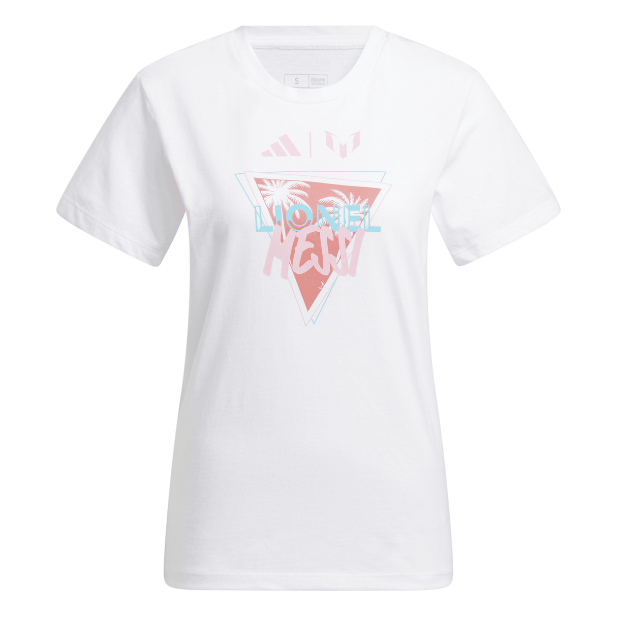 adidas Triangle Palms Women's T-Shirt - White - Best Buy Soccer