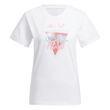 adidas Triangle Palms Women's T-Shirt - White - Best Buy Soccer