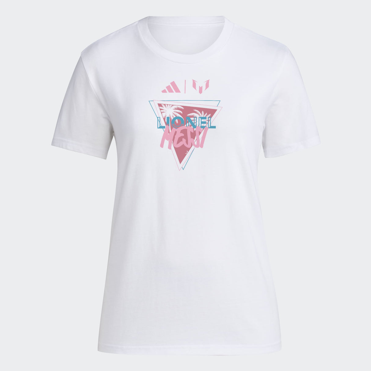 adidas Triangle Palms Women's T-Shirt - White - Best Buy Soccer