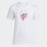 adidas Triangle Palms Women's T-Shirt - White - Best Buy Soccer