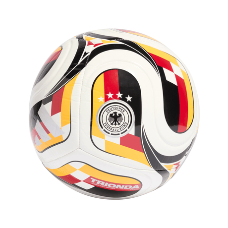 adidas Trionda Germany Home Club Soccer Ball - White/Red/Gold/Black - Best Buy Soccer