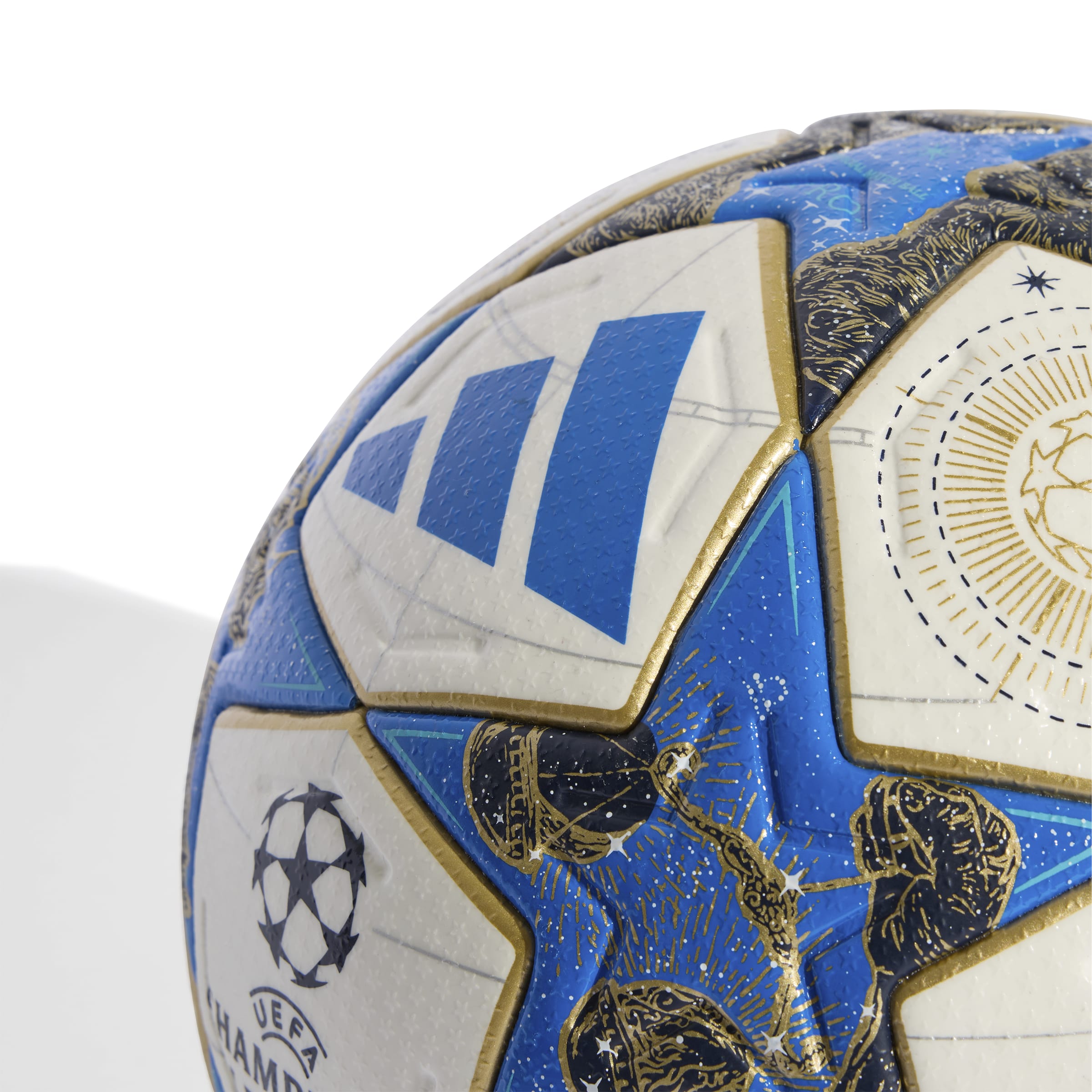 adidas UCL Pro League Stage Soccer Ball 25/26 - White/Blue/Gold - Best Buy Soccer