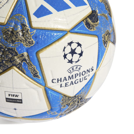 adidas UCL Pro League Stage Soccer Ball 25/26 - White/Blue/Gold - Best Buy Soccer
