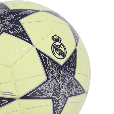 adidas UCL Real Madrid Club Soccer Ball - Lime/Silver - Best Buy Soccer