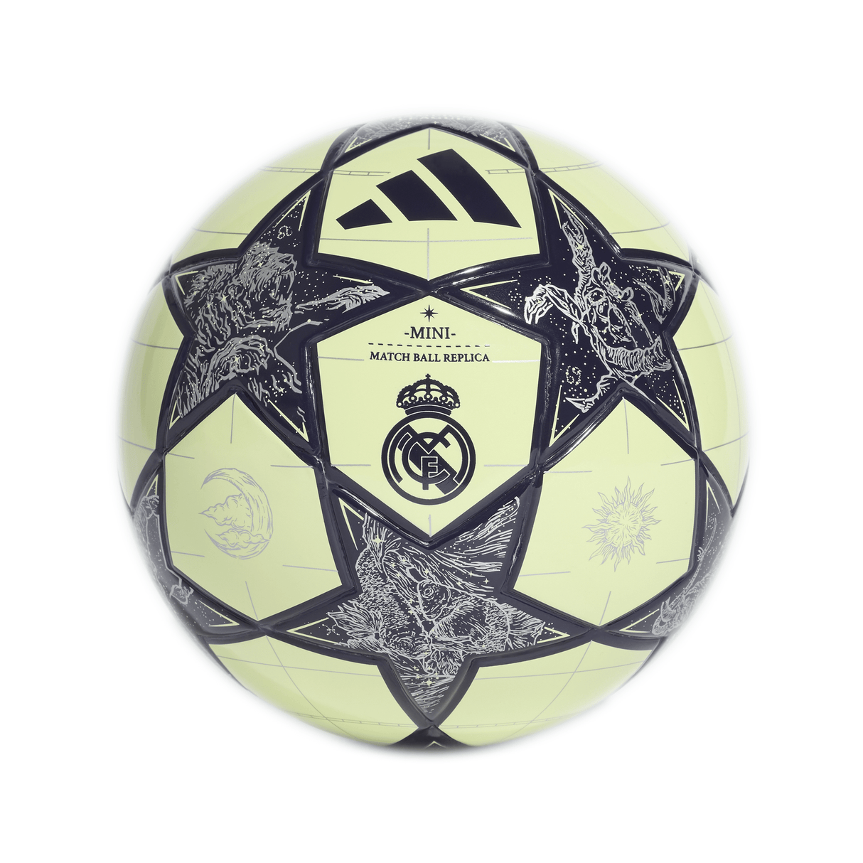 adidas UCL Real Madrid Mini Soccer Ball White/Black/Gold - Best Buy Soccer