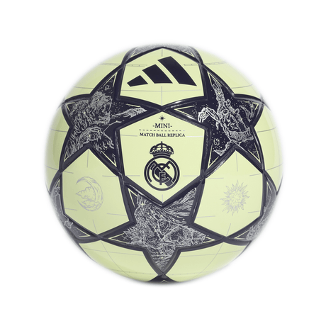 adidas UCL Real Madrid Mini Soccer Ball White/Black/Gold - Best Buy Soccer