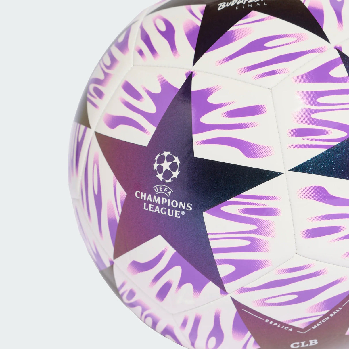 adidas UEFA Champions League Final Club Soccer Ball - White/Purple - Best Buy Soccer