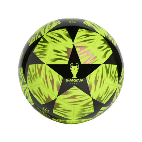 adidas UEFA Champions League Final Club Soccer Ball - Yellow/Black - Best Buy Soccer
