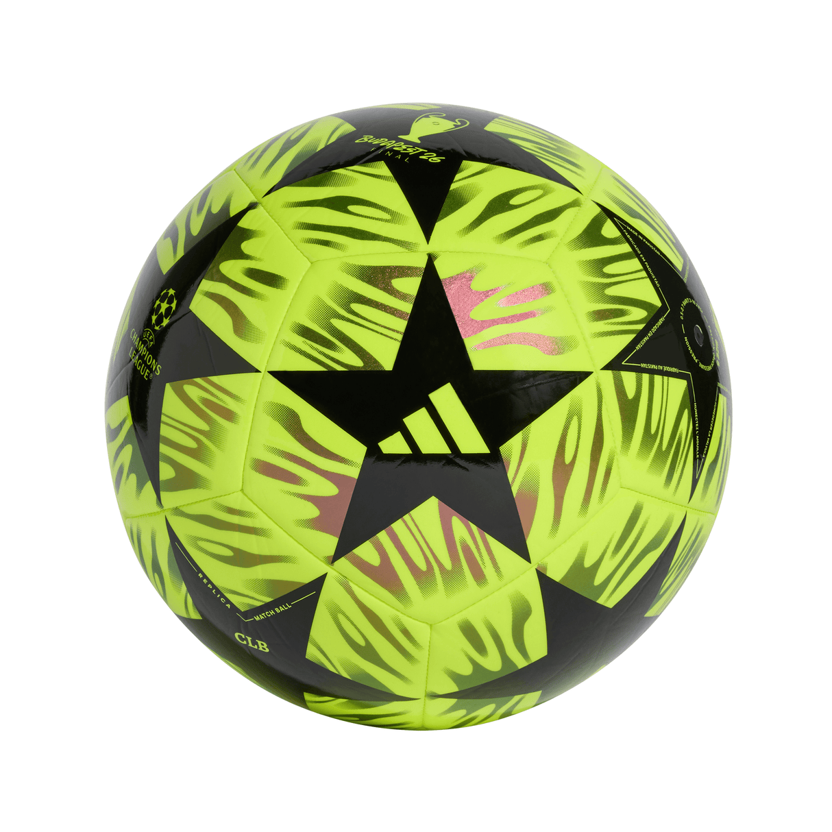 adidas UEFA Champions League Final Club Soccer Ball - Yellow/Black - Best Buy Soccer
