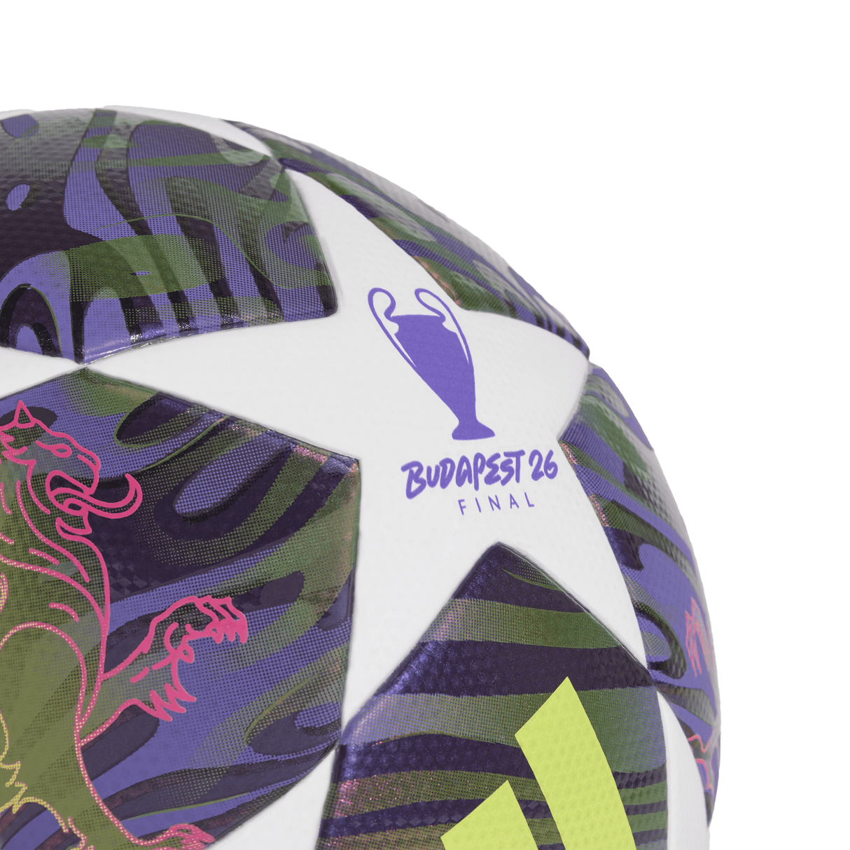 adidas UEFA Champions League Final League Soccer Ball - White/Purple/Yellow - Best Buy Soccer