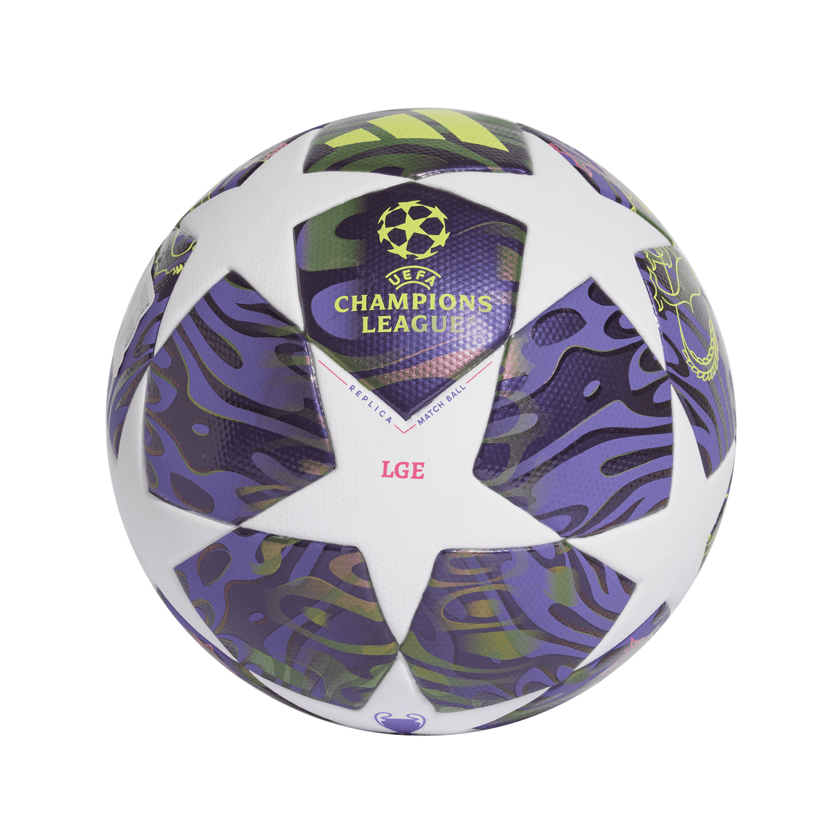 adidas UEFA Champions League Final League Soccer Ball - White/Purple/Yellow - Best Buy Soccer