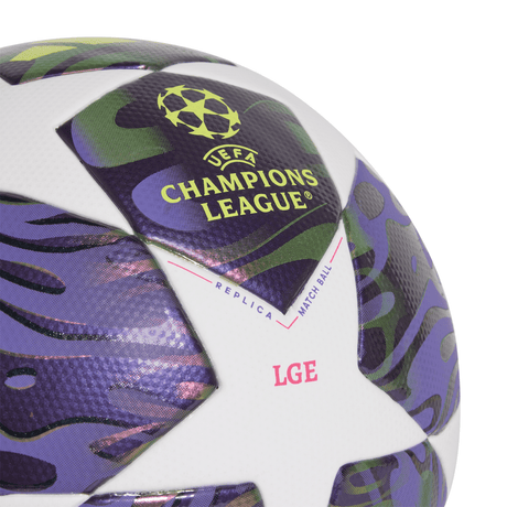 adidas UEFA Champions League Final League Soccer Ball - White/Purple/Yellow - Best Buy Soccer