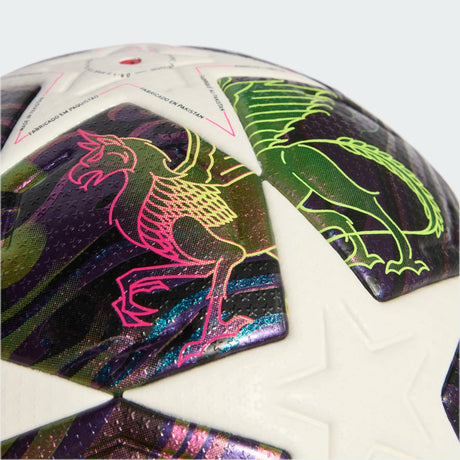 adidas UEFA Champions League Final Pro Soccer Ball - Purple/White/Yellow - Best Buy Soccer