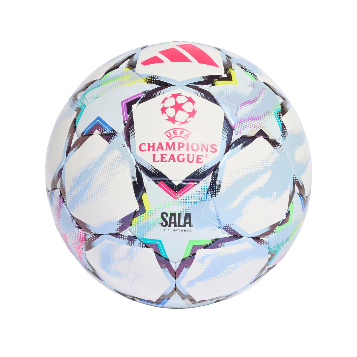 adidas UEFA Champions League Pro Sala Soccer Ball 26/27 - White/Multicolor - Best Buy Soccer