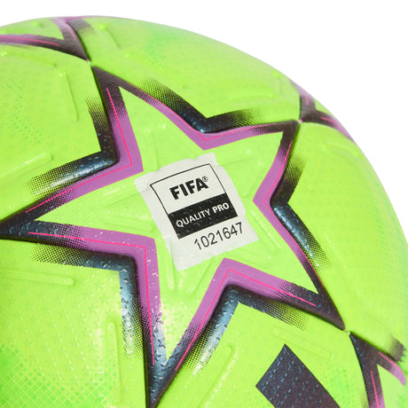 adidas UEFA Champions League Pro Winter Soccer Ball 26/27 - Lemon/Purple - Best Buy Soccer