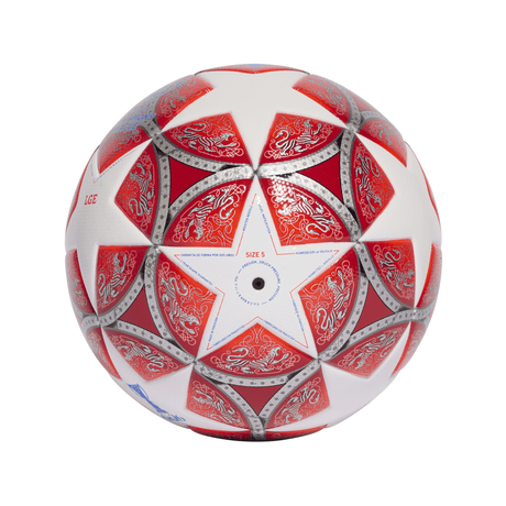 adidas UEFA Women's Champions League Soccer Ball - White/Scarlet - Best Buy Soccer