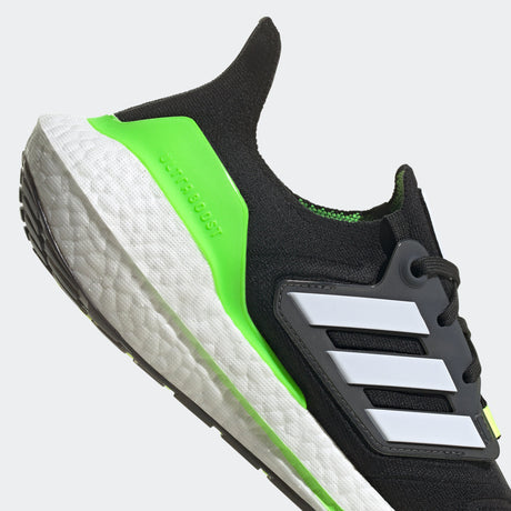 adidas Ultraboost 22 Black/White/Solar Green - Best Buy Soccer