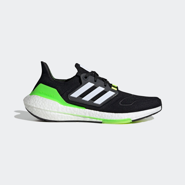 adidas Ultraboost 22 Black/White/Solar Green - Best Buy Soccer