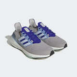 adidas Ultraboost 22 Grey/White/Lucid Blue - Best Buy Soccer