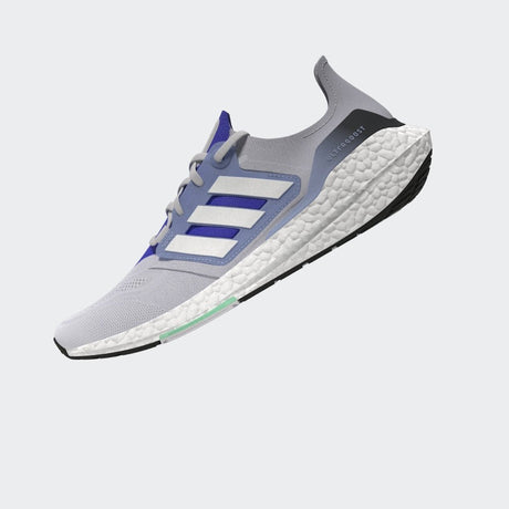 adidas Ultraboost 22 Grey/White/Lucid Blue - Best Buy Soccer