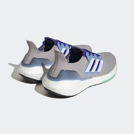 adidas Ultraboost 22 Grey/White/Lucid Blue - Best Buy Soccer