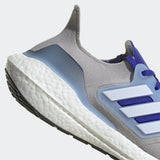 adidas Ultraboost 22 Grey/White/Lucid Blue - Best Buy Soccer
