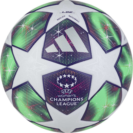 adidas UWCL League Stage League Soccer Ball 25/26 - White/Green - Best Buy Soccer