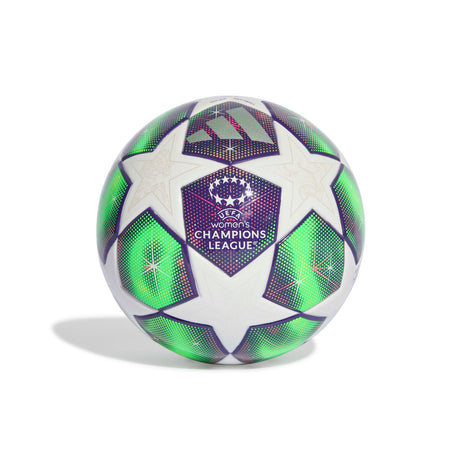 adidas UWCL League Stage Mini Soccer Ball 25/26 - White/Green - Best Buy Soccer