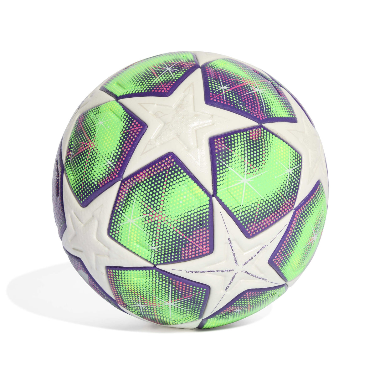 adidas UWCL League Stage Pro Soccer Ball 25/26 - White/Pink/Yellow - Best Buy Soccer