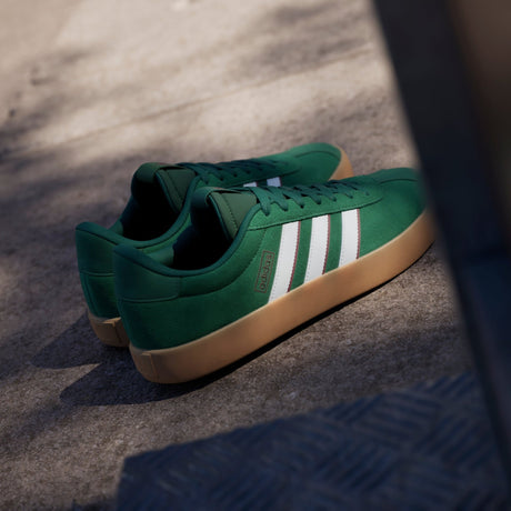 adidas VL Court 3.0 Shoes Dark Green/White/Collegiate Burgundy - Best Buy Soccer